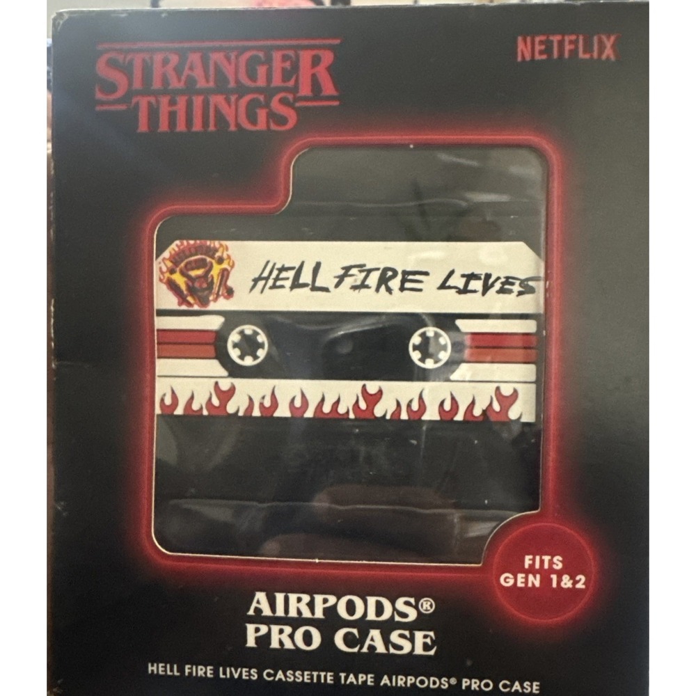 Stranger Things HellFire Lives AirPod Pro Case For Gen1&2 New Factory Sealed